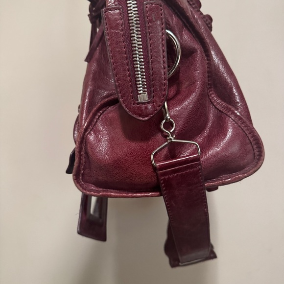 Balenciaga Burgundy Shoulder Bag - Picture 10 of 13